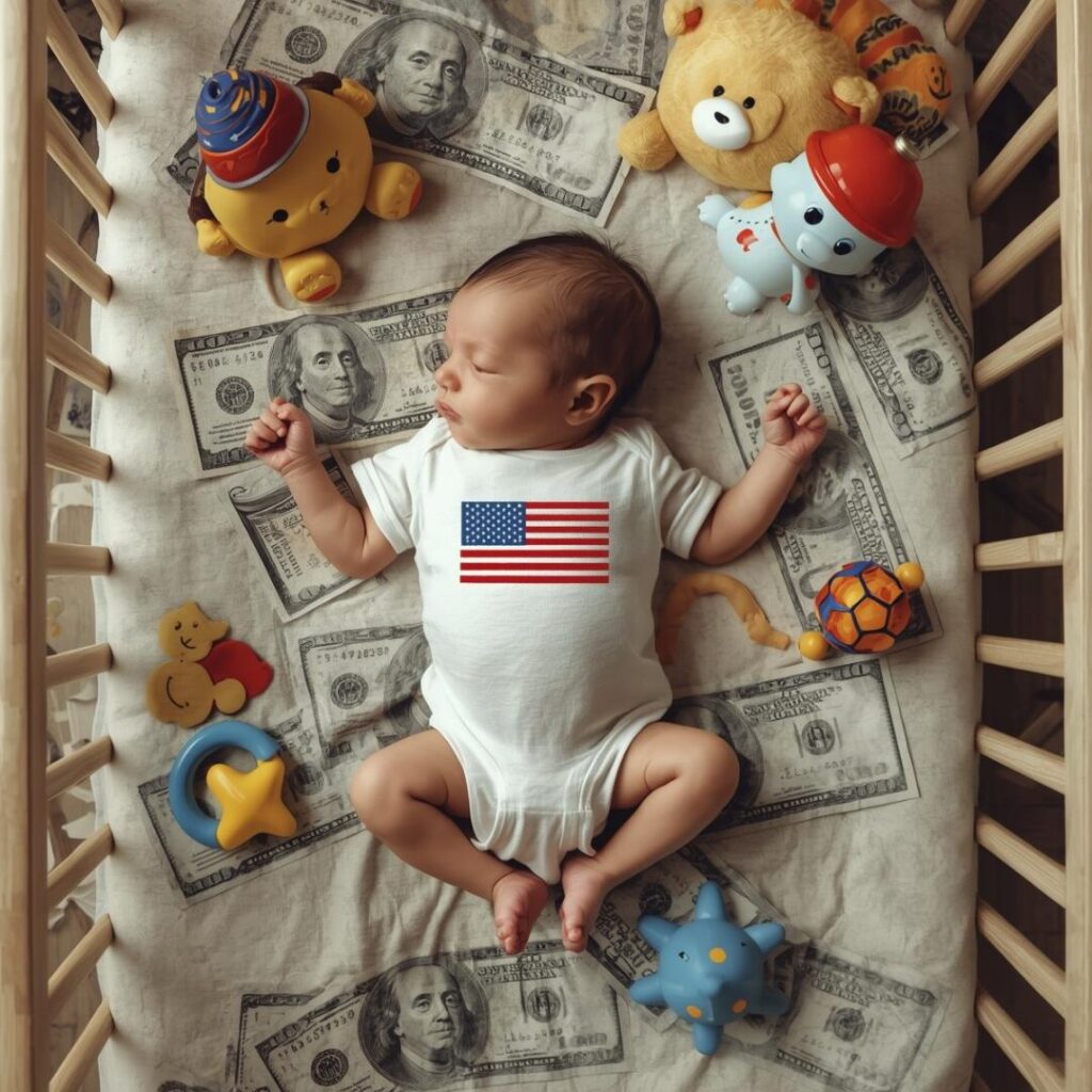 Trump account for newborn babies